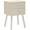 Image de Table De Chevet Shy 2 Tiroirs Design Compact Élégant