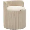 Image de Pouf De Coiffeuse Dublino Avec Rangement, Ø 47x53