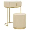 Image de Table de chevet/coiffeurse avec pouf Mauro Ferretti