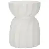 Image de Table d'appoint design twisty 47cm blanc