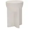 Image de Table d'appoint moucheté history 48cm crème