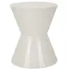 Image de Table d'appoint en métal oyo 55cm blanc