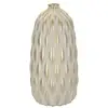 Image de Vase déco en céramique pepitas 44cm gris & or