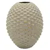 Image de Vase design en céramique pepipas 36cm gris & or