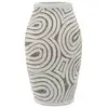 Image de Vase design en résine oblix 35cm blanc