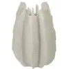 Image de Vase design en résine ester 40cm blanc