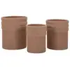 Image de Lot de 3 cache-pots colombia 50cm rouge