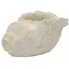 Image de Vase design effet sable shell 35cm beige