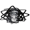 Image de SLAMP lampe au plafond plafonnier AURORA MINI (Noir - Cristalflex®)