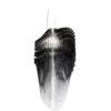 Image de SLAMP lampe à suspension AVIA MEDIUM (Black fade - Cristalflex® / Lentiflex®)