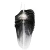 Image de SLAMP lampe à suspension AVIA XL (Black fade - Cristalflex® / Lentiflex®)