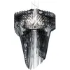 Image de SLAMP lampe à suspension ARIA XL (Black fade - Lentiflex ® / Cristalflex ®)