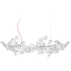 Image de SLAMP lampe à suspension HANAMI LARGE (Prisme avec câble rouge - Lentiflex)