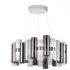 Image de SLAMP lampe à suspension LA LOLLO LARGE (Pewter / White - Cristalflex® / Lentiflex® / Pewterflex® brossé)