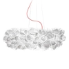Image de SLAMP lampe à suspension CLIZIA LARGE MAMA NON MAMA WHITE (Câble Rouge - Cristalflex®)