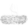 Image de SLAMP lampe à suspension CLIZIA LARGE MAMA NON MAMA WHITE (Câble transparent - Cristalflex®)