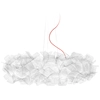 Image de SLAMP lampe à suspension CLIZIA LARGE PIXEL (Câble Rouge - Cristalflex®)