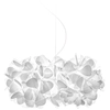 Image de SLAMP lampe à suspension CLIZIA SMALL MAMA NON MAMA WHITE (Câble transparent - Cristalflex®)
