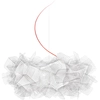 Image de SLAMP lampe à suspension CLIZIA SMALL PIXEL (Câble Rouge - Cristalflex®)