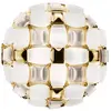 Image de SLAMP lampe murale applique ou lampe de plafond plafonnier MIDA (White Gold - Lentiflex® / Opalflex®)