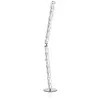 Image de SLAMP lampadaire HUGO (Prisme - Lentiflex®, acier inox)