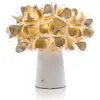 Image de SLAMP lampe de table CLIZIA BATTERY POWERED MAMA NON MAMA GOLD (Base blanche - Lentiflex® & Cristalflex®)