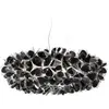 Image de SLAMP lampe à suspension CLIZIA XL MAMA NON MAMA BLACK (Câble transparent, rosace blanche - Cristalflex®)
