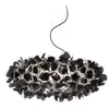Image de SLAMP lampe à suspension CLIZIA LARGE MAMA NON MAMA BLACK (Câble et rosace noirs - Cristalflex®)
