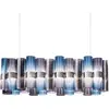 Image de SLAMP lampe à suspension LA LOLLO LINEAR LARGE (Gradient - Cristalflex® / Lentiflex®)