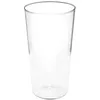 Image de Lot de 5 VERRES A BIÈRE coniques cl plastique rigide Transparents - 228cm