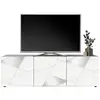 Image de Meuble tv cantiano - 3 portes - blanc laqué VICTORY20905003