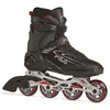 Image de Roller - FILA - LEGACY PRO 80 - Noir Rouge - Taille 45 - Fitness