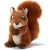 Image de Peluche - PLUSH & COMPANY - HAZELY Ecureuil assis - 23 cm - Marron - Pour bébé