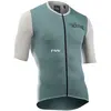 Image de Maillot Northwave Essence Evo manche courte vert bleu blanc - XS