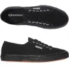 Image de Baskets SUPERGA 2750 Noir Mixte - Toile Textile - Semelle Caoutchouc - Lacets