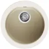 Image de ELLECI évier FOX ROUND (Blanc antique - Granitek)