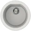 Image de ELLECI évier FOX ROUND (Blanc - Granitek)