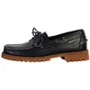 Image de Mocassin Cuir Docksides Sebago Ranger Waxy - Bleu