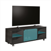 Image de MUNARI meuble TV MATERA MT150NE (Pole - Laminé et verre)
