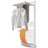 Image de Sèche-serviettes électrique - Deltacalor STENDINO - 500W/1000W - Télécommande IR - Blanc