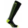 Image de Chaussettes moto haute sixs mots jaune fluo- 47/49