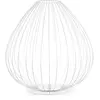 Image de KARMAN lampadaire CELL Ø 84 x H 89 cm (Blanc brillant - Fer et linge)