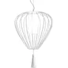 Image de KARMAN lampe à suspension CELL Ø 57 x H 59 cm (Blanc brillant - Fer et linge)