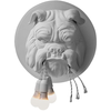 Image de KARMAN lampe murale applique AMSTERDAM (Blanc Opaque - Céramique)