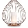 Image de KARMAN lampadaire CELL Ø 84 x H 89 cm (Bronze poli - Fer et linge)