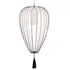 Image de KARMAN lampe à suspension CELL Ø 55 x H 88 cm (Bronze poli - Fer et linge)
