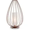 Image de KARMAN lampadaire CELL Ø 36 x H 58 cm (Bronze poli - Fer et linge)