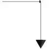 Image de KARMAN lampe à suspension FILOMENA fixation murale (Uplight 2700K - Aluminium noir mat)