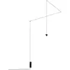 Image de KARMAN lampe à suspension FILOMENA avec câble de prise (Uplight 2700K - Aluminium noir mat)