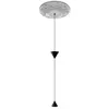 Image de KARMAN lampe à suspension MOONBLOOM rosace de 40 cm (2 LED 3000K - Aluminium et craie)